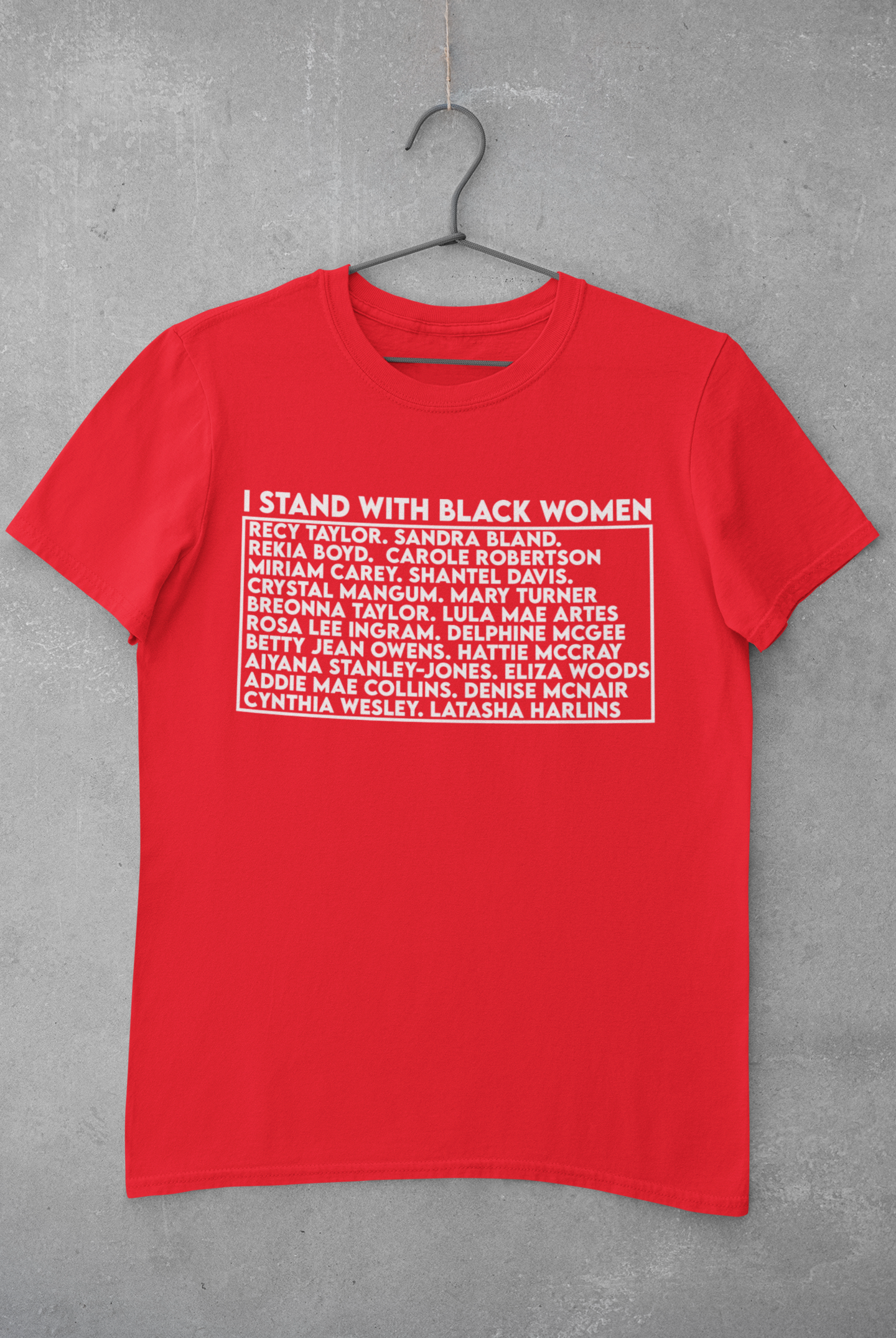 I stand with Black women Tee