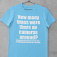How many times were there no cameras around? Tee