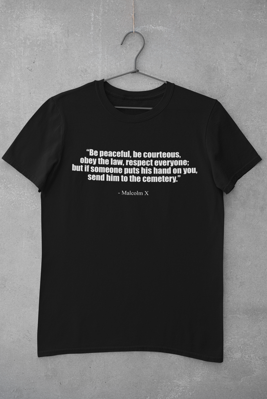 Malcolm X 2023 Quote Tee